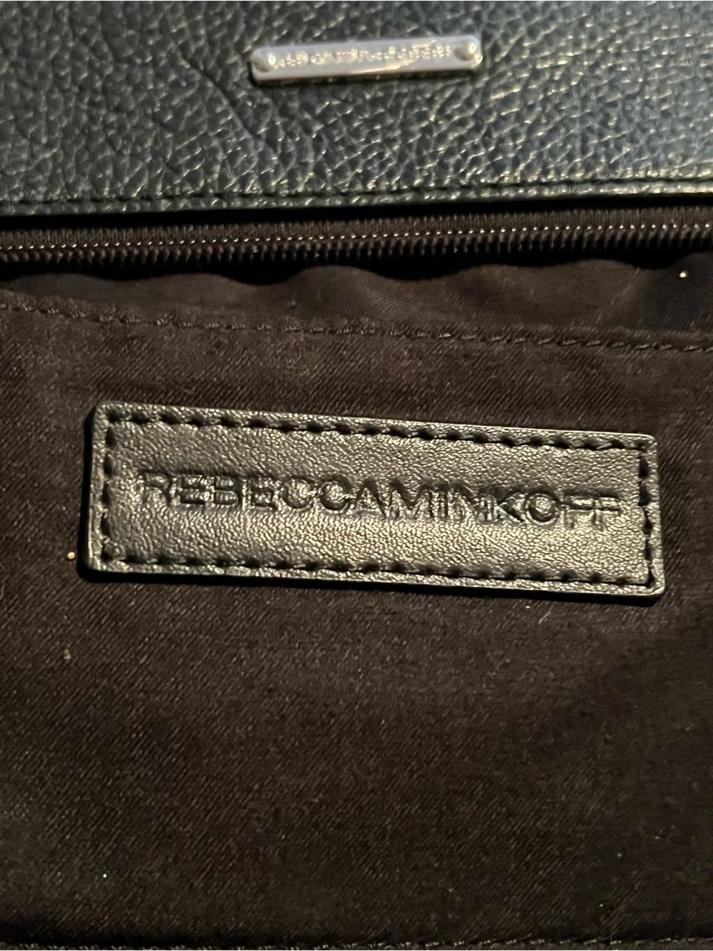 Rebecca Minkoff Black pebbled leather crossbody